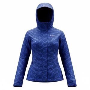 Columbia Women's Purple Bugaboo Interchange 2 Layer Ski Hooded Jacket- Sz Medium